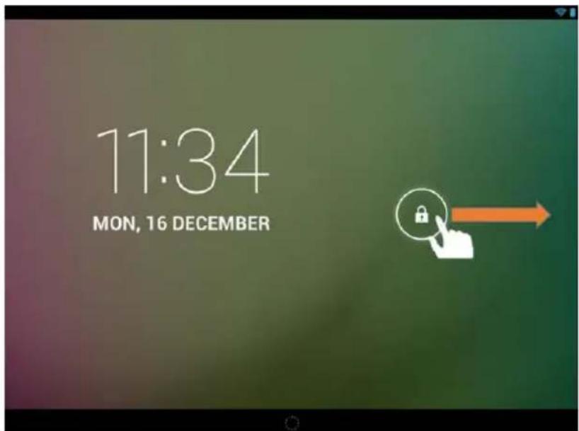 INTENSO TAB 814S - Desbloqueo de la pantalla - 1
