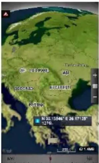 BORPORE ASI SEOCAD BUCARISTI POSTINA N 30.13546° E 26.17+28° 1276. 250. Q 1.4M0 NY 9 NR