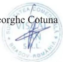 Gorghe Cotuna S. L. BRACOV ROMANIA