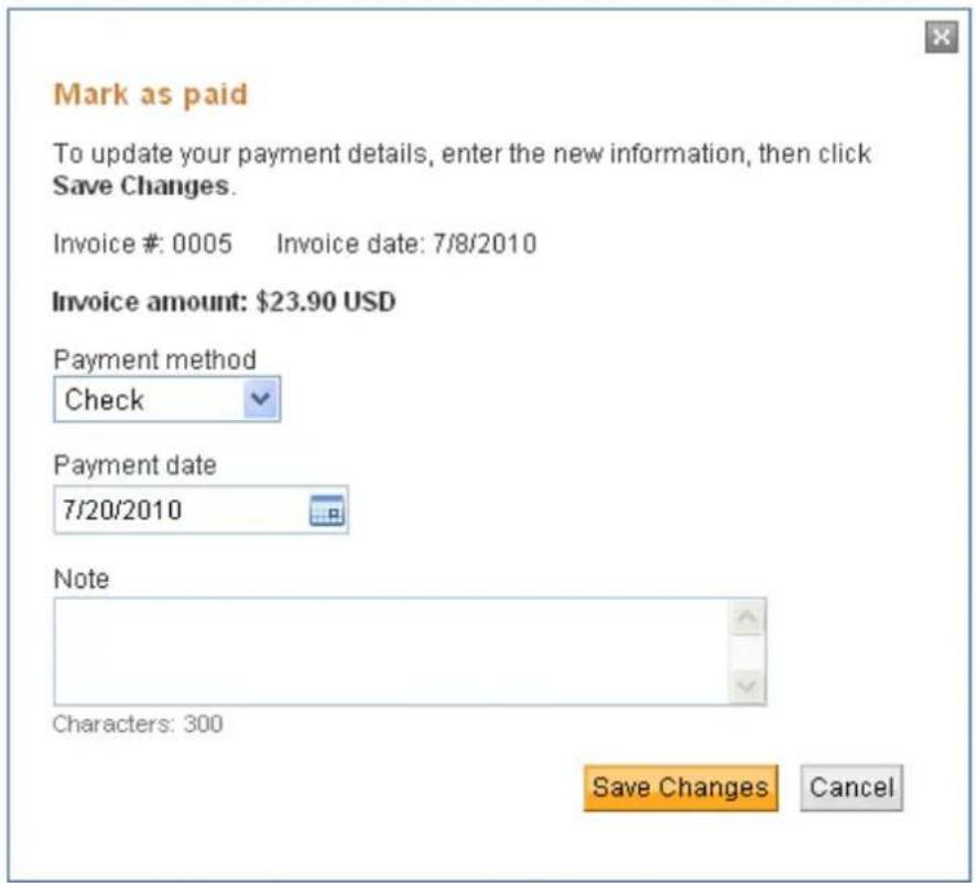 PayPal Invoicing (2010) - Click View/edit details. - 2