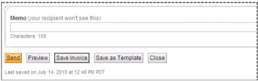 PayPal Invoicing (2010) - Saving an Invoice as a Draft - 1