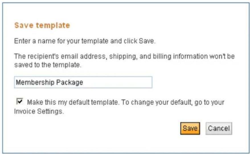 PayPal Invoicing (2010) - Adding a Template in Invoice Settings - 1