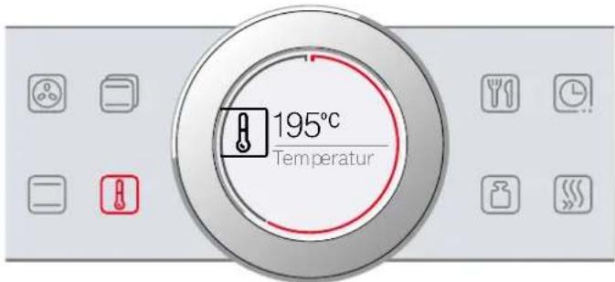 BOSCH Serie 8 HBD878AS80 - Heizart und Temperatur einstellen - 2