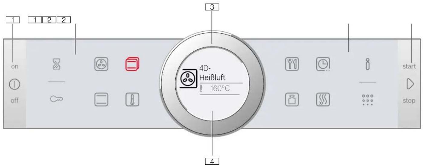 BOSCH Serie 8 HBD878AS80 - Bedienfeld - 1