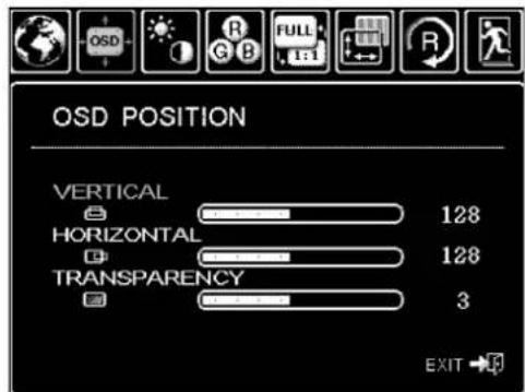 WACOM CintiQ DTU-1631 - ON SCREEN DISPLAY (OSD) SETTINGS - 4