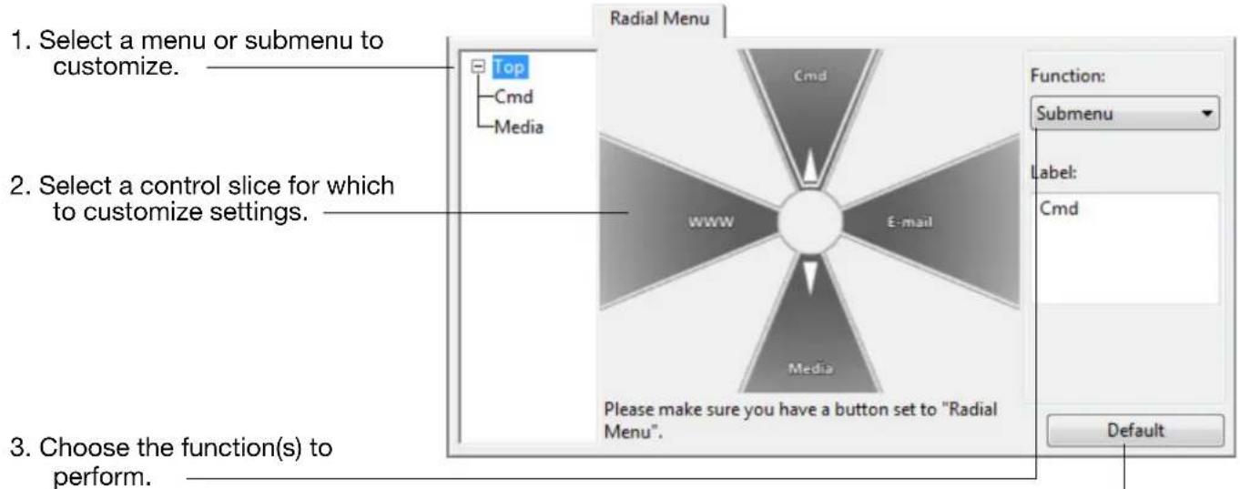WACOM CintiQ DTU-1631 - USING AND CUSTOMIZING THE RADIAL MENU - 2
