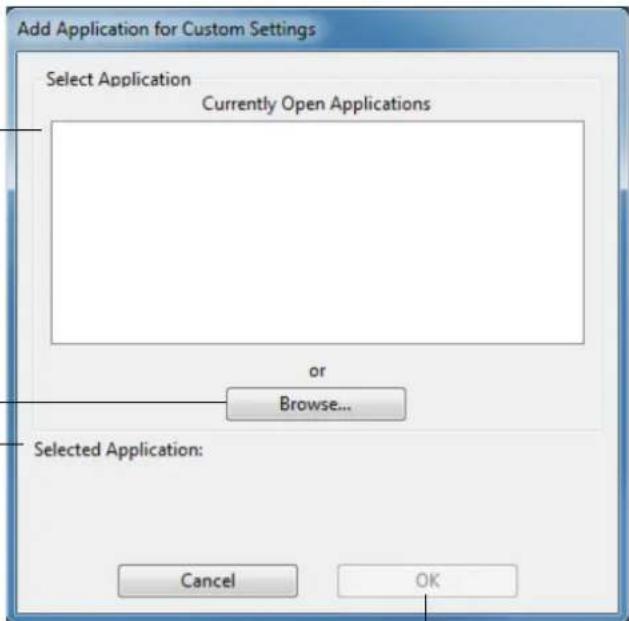 WACOM CintiQ DTU-1631 - CREATING AN APPLICATION-SPECIFIC SETTING - 1