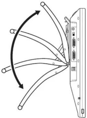 WACOM CintiQ DTU-1631 - ADJUSTING DISPLAY INCLINE - 2
