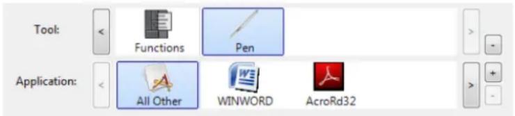 WACOM CintiQ DTU-1631 - APPLICATION-SPECIFIC SETTINGS - 2