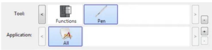 WACOM CintiQ DTU-1631 - APPLICATION-SPECIFIC SETTINGS - 1
