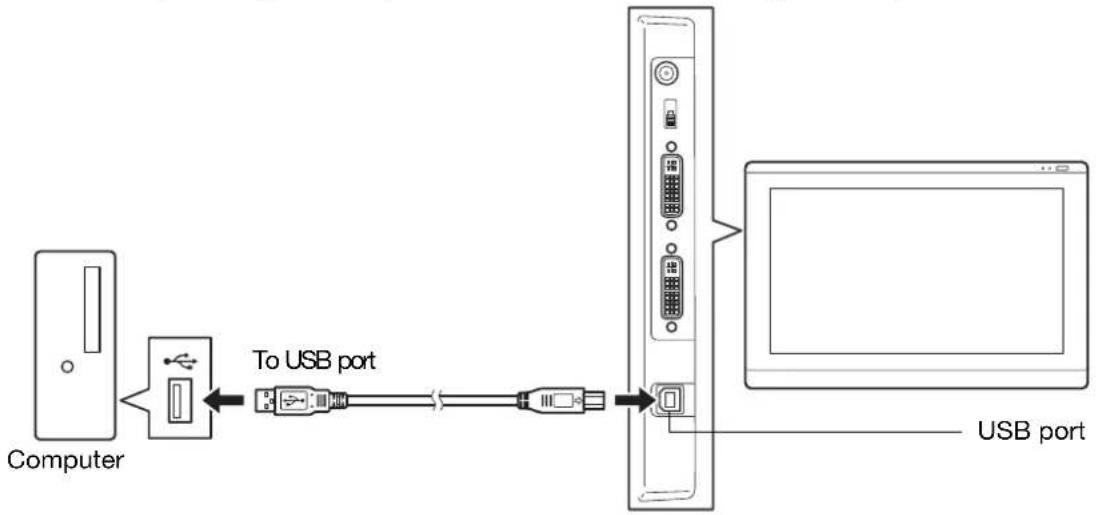 WACOM CintiQ DTU-1631 - USB CABLE INSTALLATION - 1