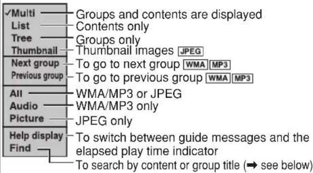 PANASONIC SC-PT450 - To select an item. - 2
