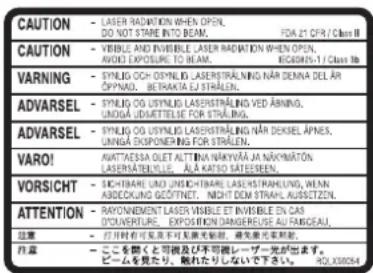 PANASONIC SC-MT1P - CAUTION - 4