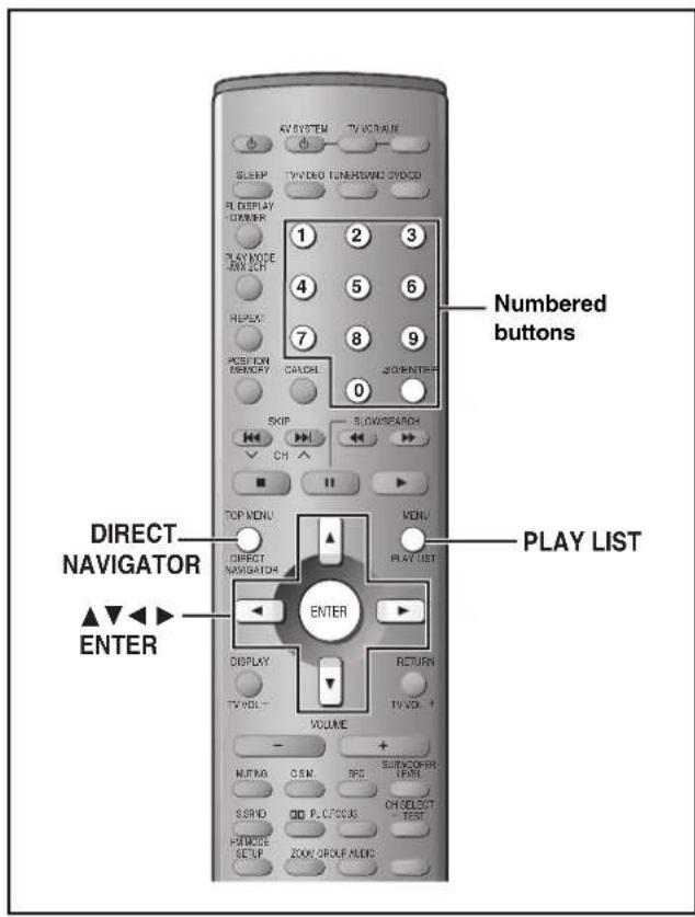 PANASONIC SC-MT1P - Playing the programs or play lists on DVD-RAM - 1