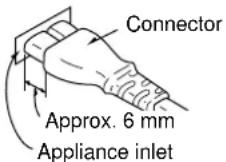 PANASONIC SC-HD350 - Connect the AC mains lead. - 1