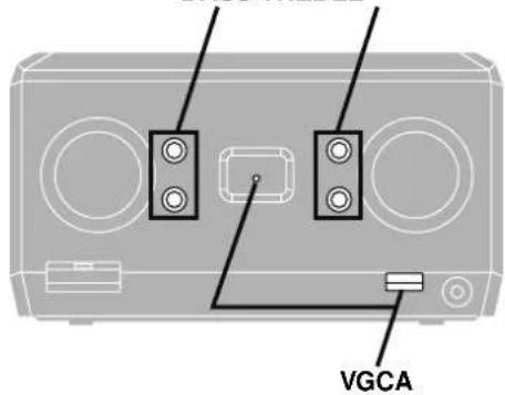 PANASONIC SC-HD350 - Reduce the volume before connection. - 2