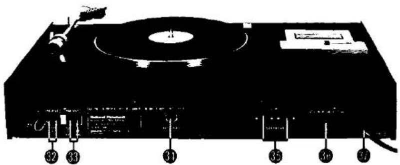 Diagram of a CD-ROM drive with labeled ports and components
