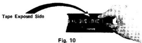 Tape Exposed Side Fig. 10