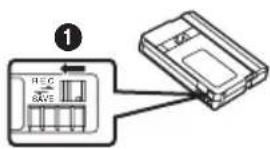 PANASONIC NV-GS6GC - ■ 防止意外擦除 - 1