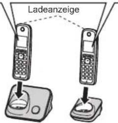 PANASONIC KX-TG6621G - Aufladen des Akkus - 1
