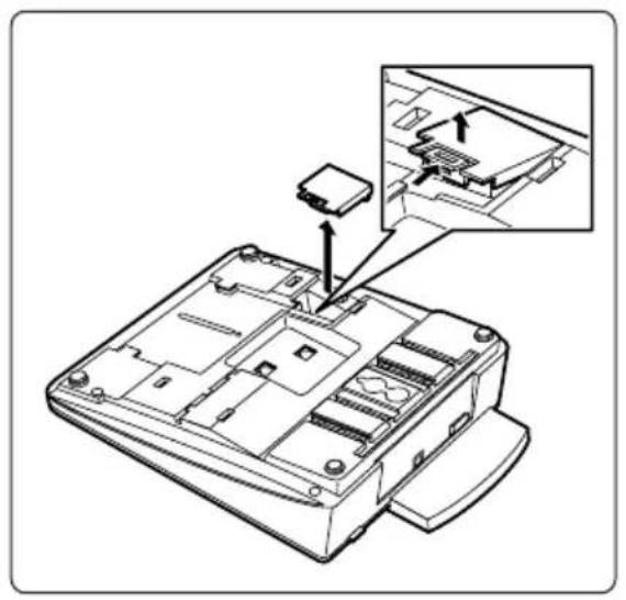 PANASONIC KX-T7540 - Attaching the Proprietary Telephone - 1