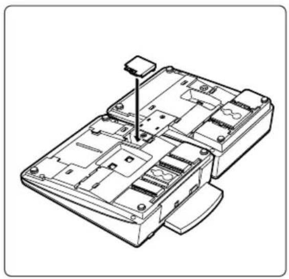 PANASONIC KX-T7540 - Attaching the Proprietary Telephone - 4