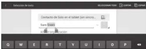 ZTE Velox - Para editar el texto - 1