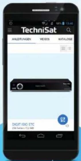 TechniSat ANLEITUNGEN VIDEOS KATALOGE DIGIT ISIO STC 250 Sottery / 1,2 MB