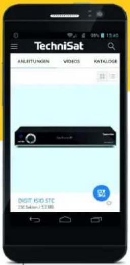 TechniSat ANLEITUNGEN VIDIOS KATALOGE DIGIT ISIO.STC 230 Satien / 5.2 MB