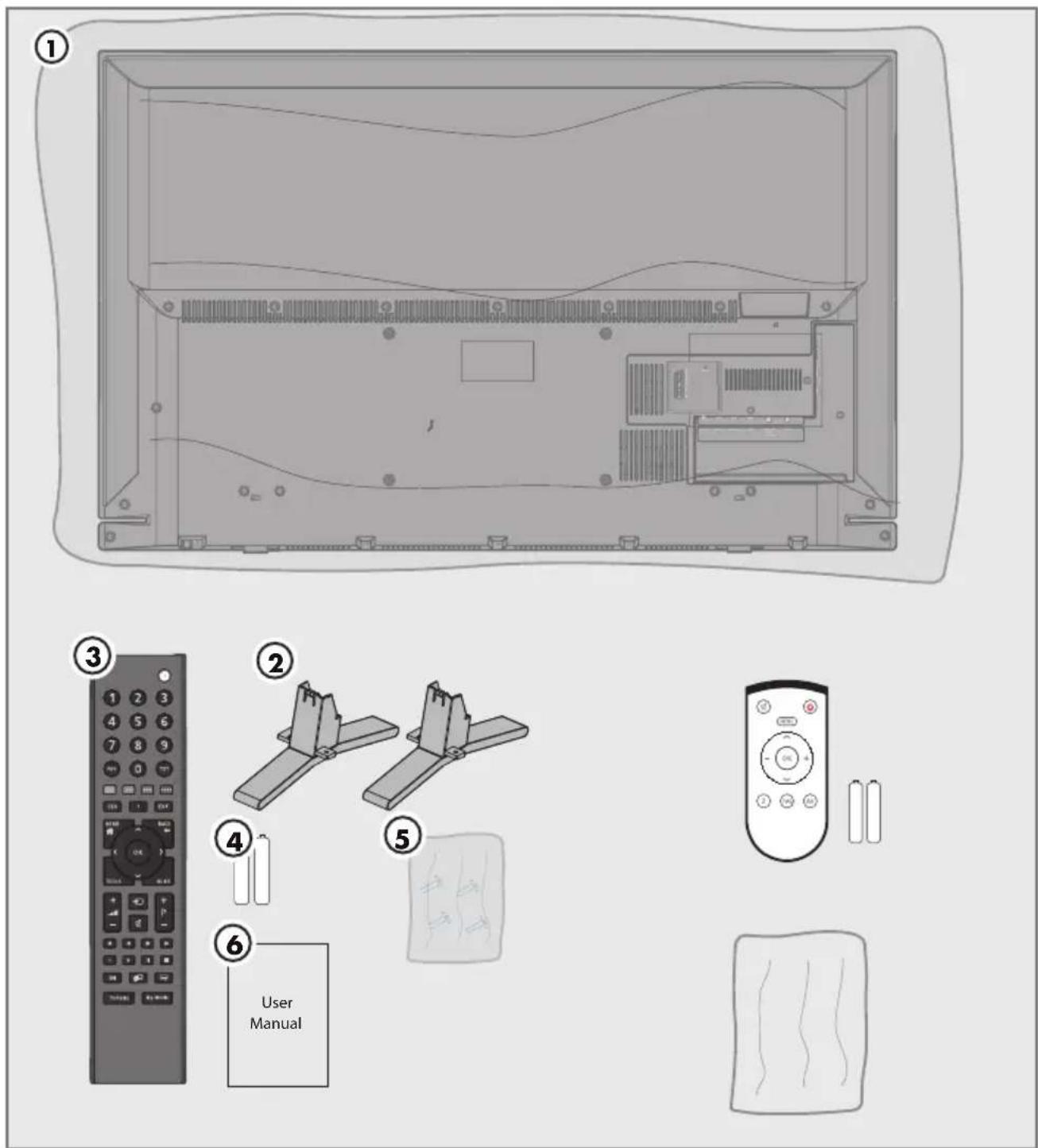 GRUNDIG 32 VLE 5720 BN - Lieferumfang - 1