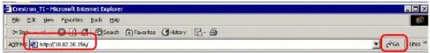 Crestrom_Ti - Microsoft Internet Explorer Address: http://10.82.30.15kg