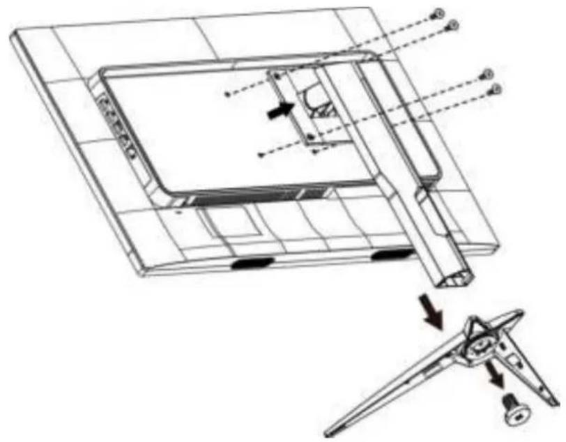 AOC G2868PQU - Setup Base&Stand - 2