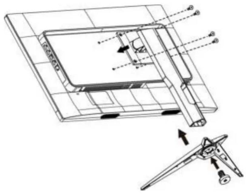AOC G2868PQU - Setup Base&Stand - 1