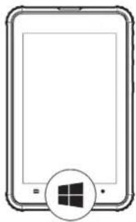 Newland NQuire 800 II - The Windows home button - 1
