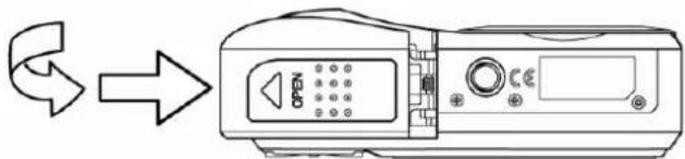AGFA DC-733s - Close the battery cover. - 1