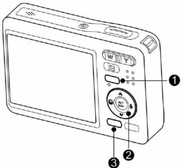 AGFA DC-733s - Open the menu. - 1