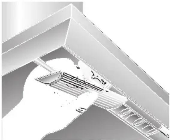 SIEMENS LC41650 - Replacing the light bulbs - 1