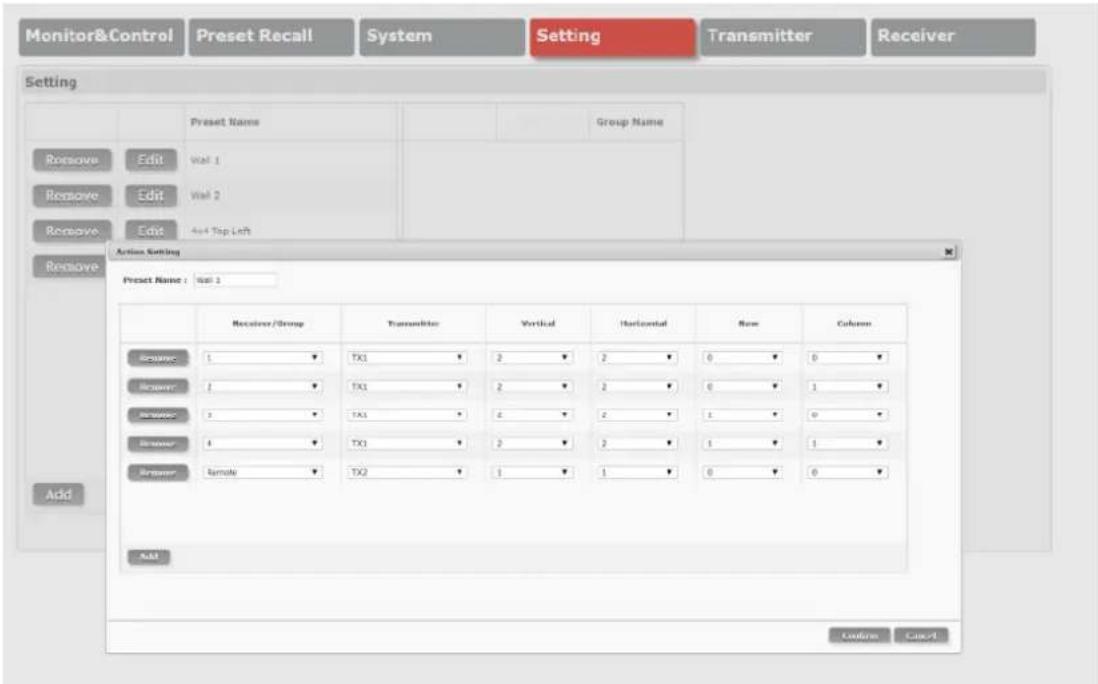 Lindy Video Over IP Controller 38263 - Setting Tab - 1