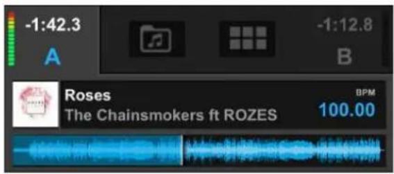 ATOMIX Virtual DJ Remote - DECK INFO DISPLAY - 1