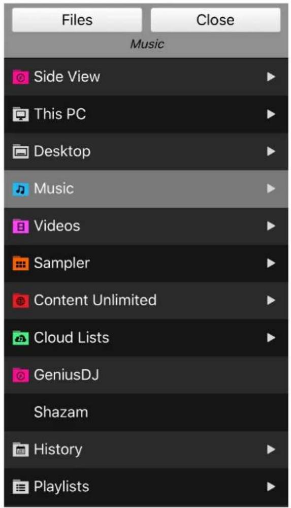 ATOMIX Virtual DJ Remote - BROWSER - 1