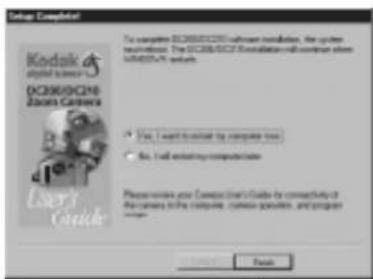KODAK DC210 Plus - Installing the Software - 9