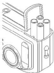 KODAK DC210 Plus - To install the batteries: - 1