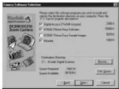KODAK DC210 Plus - Installing the Software - 5