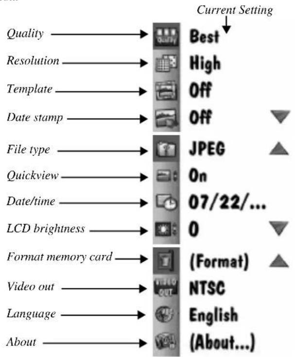 KODAK DC210 Plus - Preferences - 1