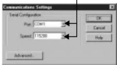 KODAK DC210 Plus - To open the Communication Setting window: - 2