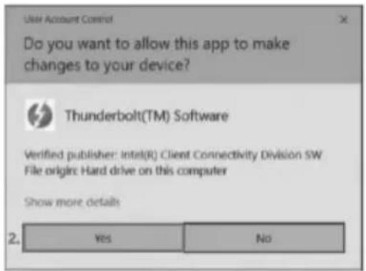 Raidsonic IB-DK2701-TB3 - Thunderbolt™ Authentifizierung (basierend auf Windows® 10) - 2
