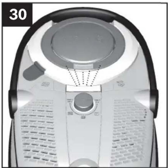 BOSCH BGS6ALL - Lamellen-Filter reinigen - 1