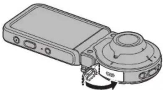 CASIO Exilim EX-FR100 - Speicherkarte einsetzen - 2