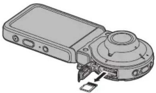 CASIO Exilim EX-FR100 - ■Speicherkarte austauschen - 1