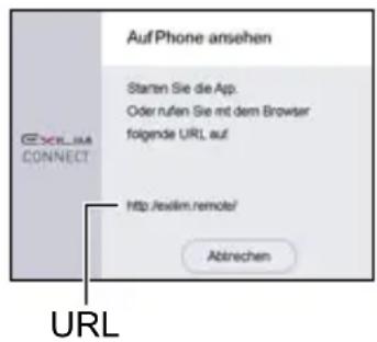 EURO CONNECT Auf Phone ansehen Starten Sie die App. Oder rufen Sie mit dem Browser folgende URL auf Http://www.demote/ Abtrechen URL